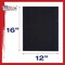 12 X 16 Inch Black Professional Art Canvas Board Panels 6 Pack - 8 Ounce Heavyweight Cotton Acid Free Canvases for Painting Acrylics and Watercolor (1 Case of 6 Single Canvas Painting Panels)